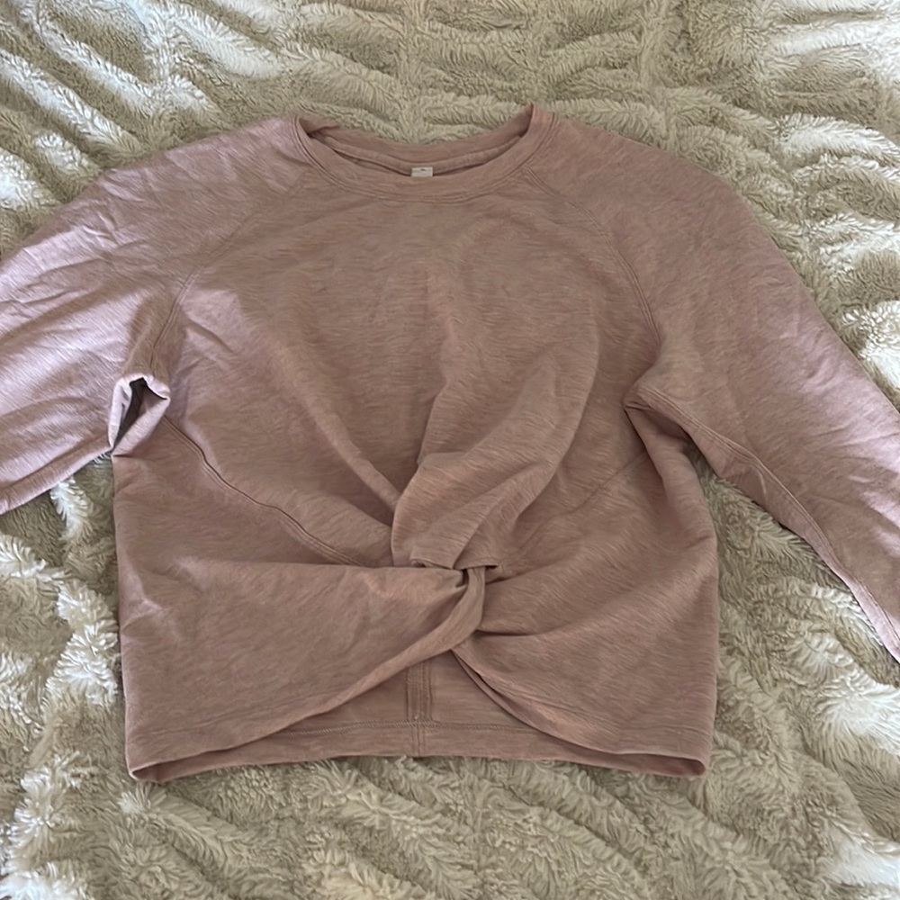 *NEW* Pink Lulu Lemon Long Sleeve Athletic Top